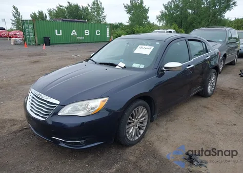 2012 Chrysler 200 Limited z USA, uszkodzony, nr VIN 1C3CCBCG4CN121456